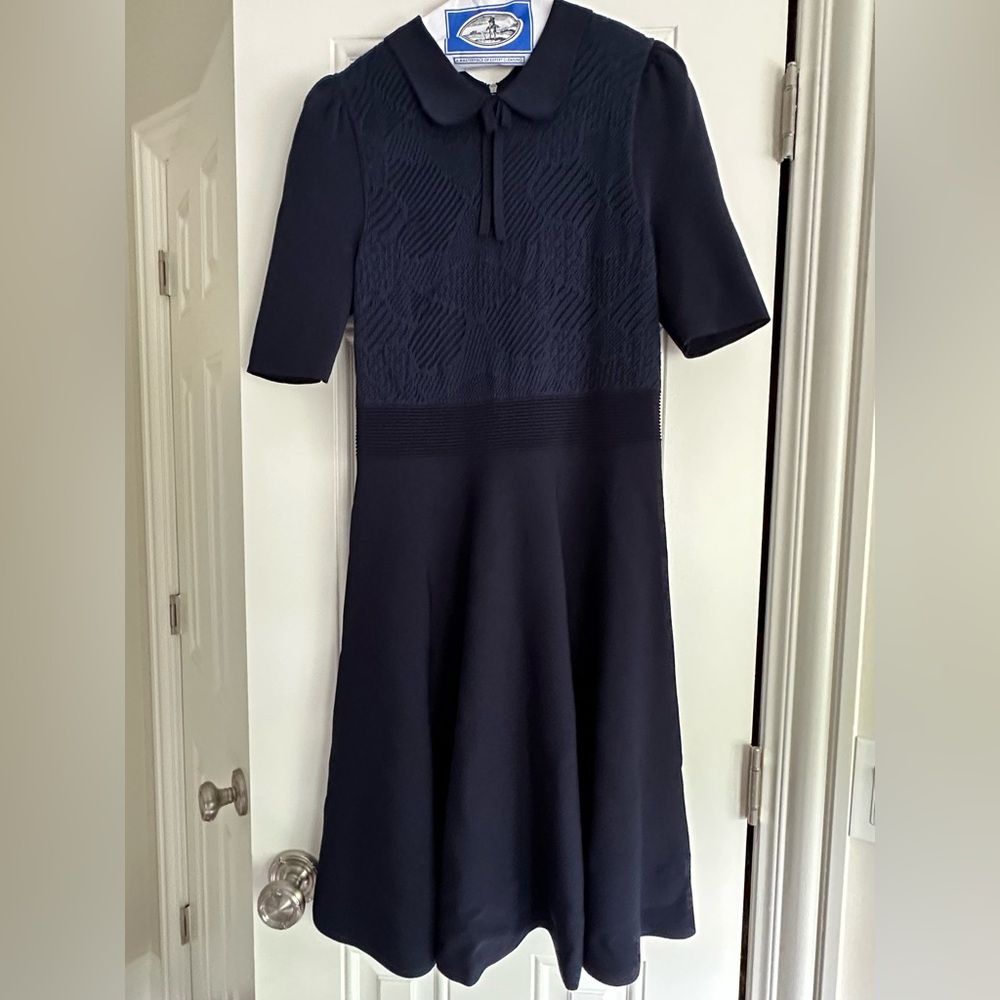 Ted Baker Midnight Blue Textured Dress